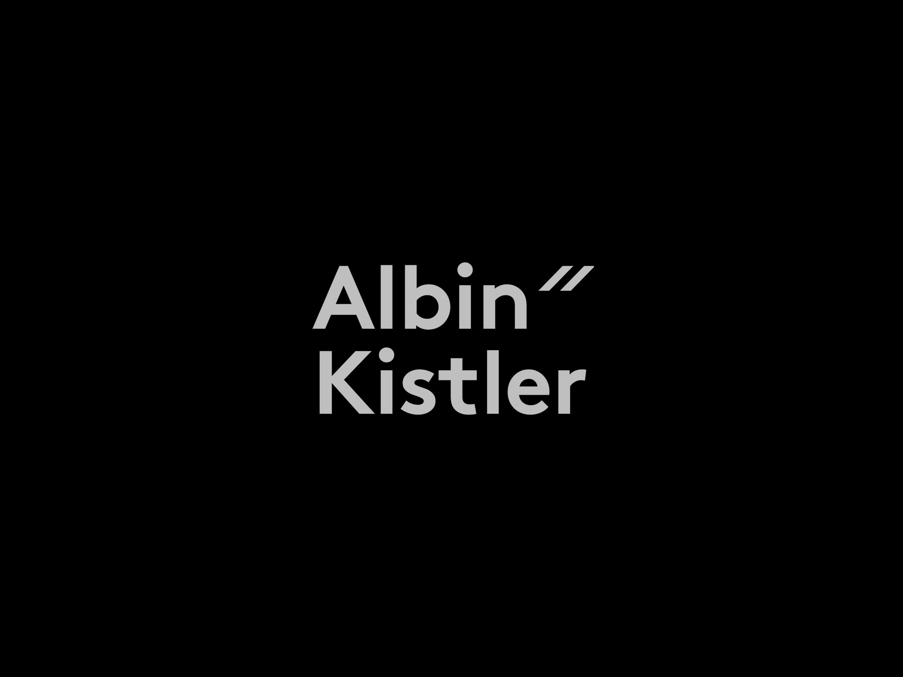 Logo ALBIN KISTLER