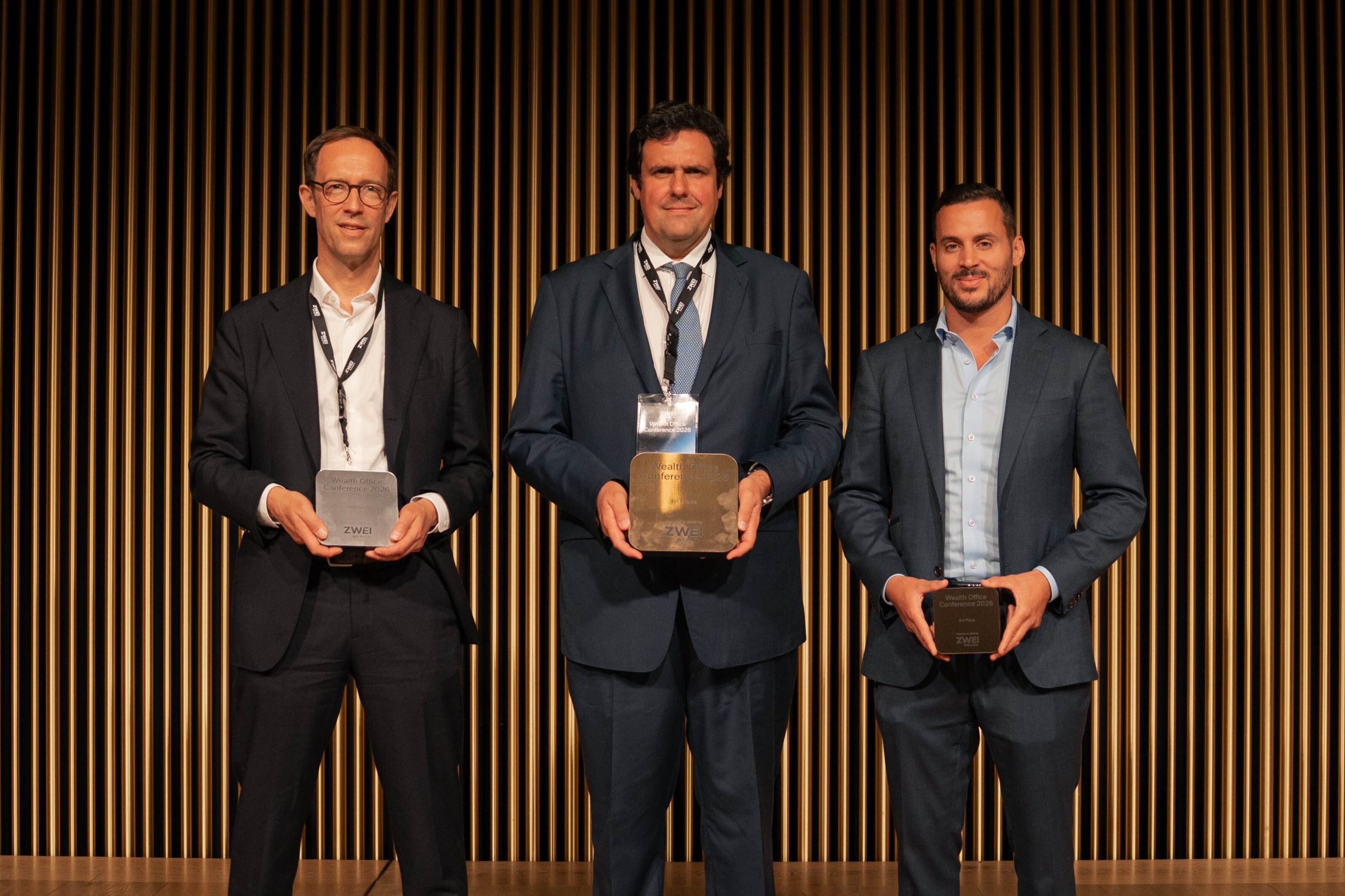 Wealth Office Conference 2026: Die Gewinner in den Kategorien Alternatives und Innovation sind...